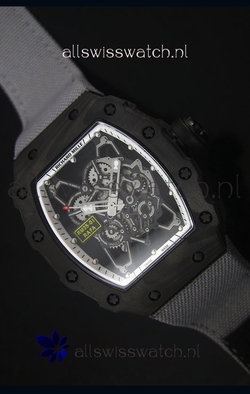 Richard Mille RM35-01 Rafael Nadal EditionGrey Nylon Strap