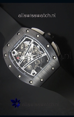 Richard Mille RM061 Ceramic Case Black and White Bezel