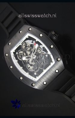 Richard Mille RM055 Ceramic Case in White Inner Bezel