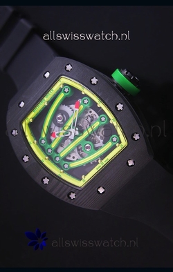 Richard Mille RM059 Yohan Blake Forged Carbon Casein Yellow Bezel