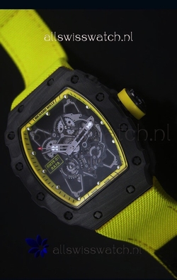 Richard Mille RM35-01 Rafael Nadal EditionYellow Nylon Strap