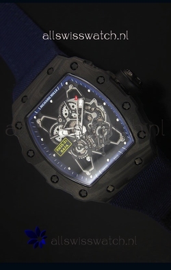 Richard Mille RM35-01 Rafael Nadal EditionNavy Blue Nylon Strap