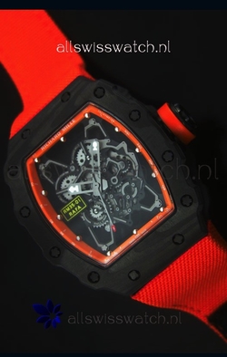 Richard Mille RM35-01 Rafael Nadal EditionOrange Nylon Strap