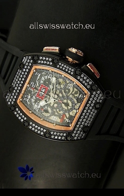 Richard Mille Filippe Massa Edition Titanium in PVD/Pink Gold Case