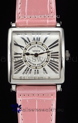 Franck Muller Master Square Ladies Pink Strap 1:1 Mirror