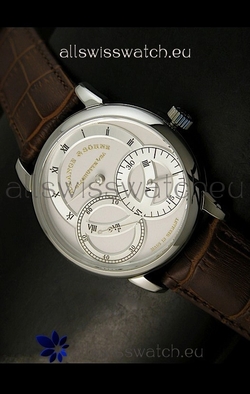 Alange Sohne Dual Sub Dials Brown Strap