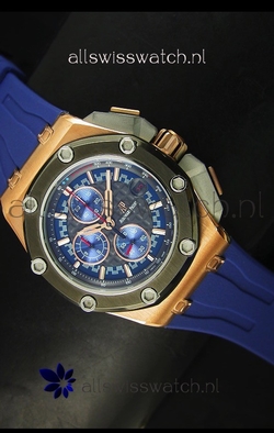 Audemars Piguet Royal Oak Offshore Michael Schumacher Rose Gold Ceramic Bezel