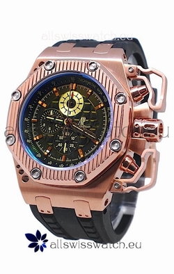 Audemars Piguet Royal Oak Offshore Limited Edition Survivor Rose Gold in Black Dial