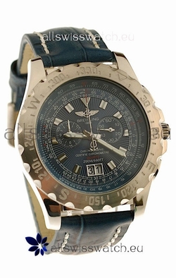 Breitling Chronograph Chronometre Japanese in Blue