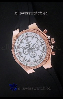 Breitling Bentley Chronograph in White Dial