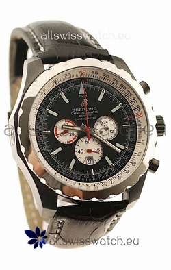 Breitling Chrono-Matic Chronometre in Black Strap