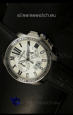 Calibre De Cartier Chronograph in Steel