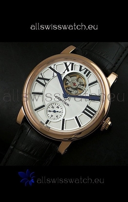 Ballon De Cartier Flying Tourbillon - Pink Gold Case