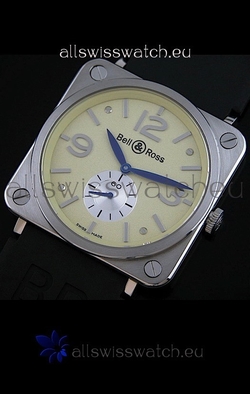 Bell & Ross in Gold Ivory Dial