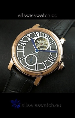 Ballon De Cartier Flying Tourbillon - Pink Gold Case