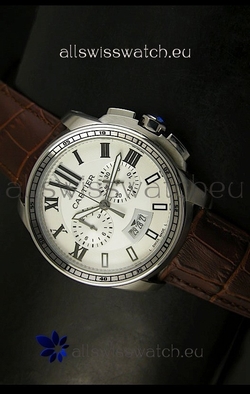 Calibre De Cartier Chronograph in Steel