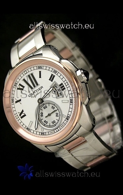 Calibre De Cartier Automatic in Two Tone