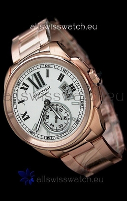 Calibre De Cartier Automatic in Rose Gold