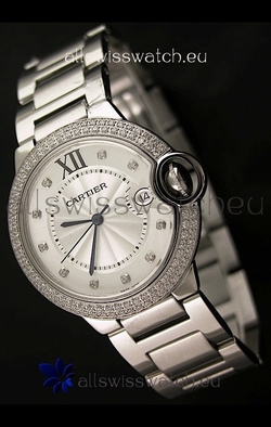 Balon Bleu de Cartier Mens in Steel