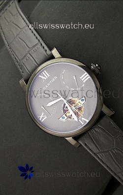 Cartier Calibre de Tourbillon PVD in Grey Dial