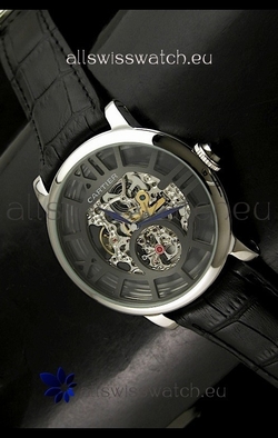 Cartier Ronde de in Skelton Grey Dial