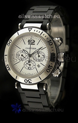 Cartier Pasha de in White Strap