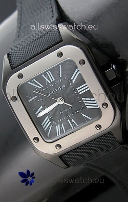 Cartier Santos 100 with Titanium Bezel