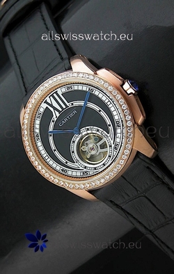 Calibre De Cartier in Pink Gold Casing