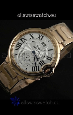 Cartier Ballon Blue de in Pink Gold Strap