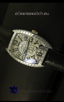 Franck Muller Casablanca Iron Croco in Steel Case