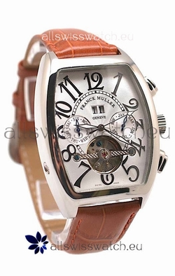 Franck Muller Conquistador Tourbillon in Brown Strap