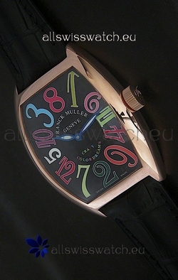 Franck Muller Crazy Color Dreams in Black Dial
