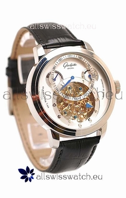 Glashutte Panaomatic Regulator Tourbillon Steel
