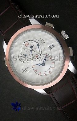 Glashuette ST. Steel in White Dial