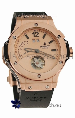 Hublot Big Bang Big Date Power Reserve Tourbillon in Pink Gold