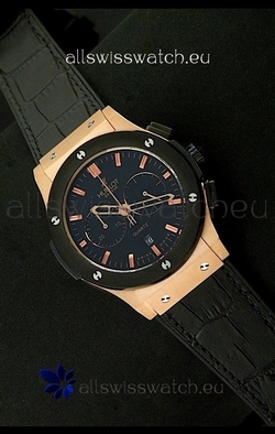 Hublot Big Bang Classic Fusion Chrono Quartz with Ceramic Bezel
