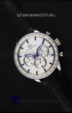 IWC Schaffhausen Quartz Movement in White Dial