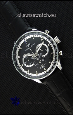 IWC Schaffhausen Quartz Movement in Black Dial