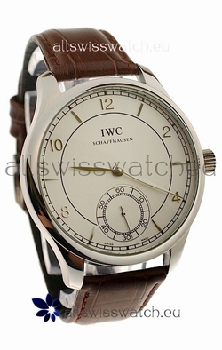 IWC Portugese Automatic Steel in Brown Strap