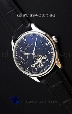 IWC Portuguese FA Jones in Black Dial with Tourbillon