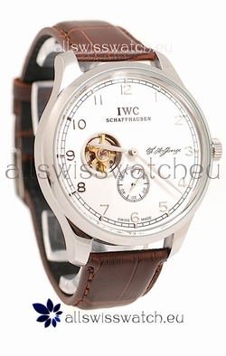 IWC Portuguese Regulateur Tourbillon in Brown Strap