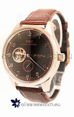 IWC Portuguese Regulateur Tourbillon in Black Dial