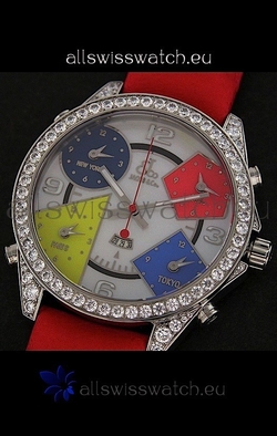 Five Time Zones Jacob&Co. in Multicolour Dial