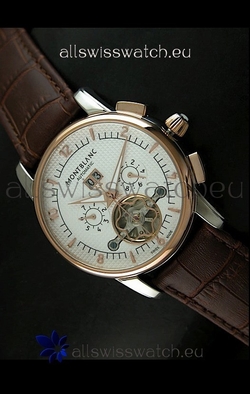 Mont Blanc Flying Tourbillon with Gold Bezel