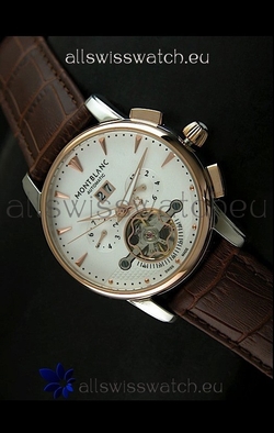 Mont Blanc Flying Tourbillon with Gold Bezel