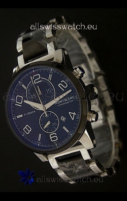 Montblanc FlyBack Chronometer in Dark Black Dial