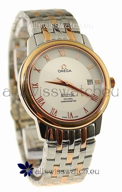 Omega Co-Axial Deville Rose Gold in Roman Markers