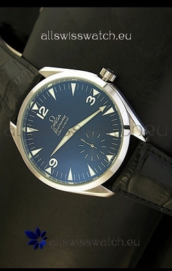 Omega Seamaster Railmaster in Black Leather Strap