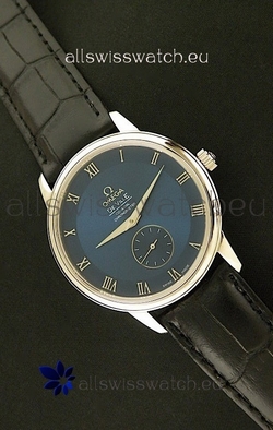 Omega DeVelie Co-Axial Chronometer Steel in Dark Blue Dial