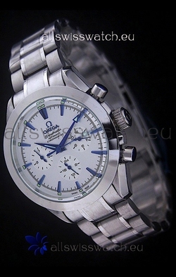 Omega Speedmaster Automatic Chronometer in White Dial